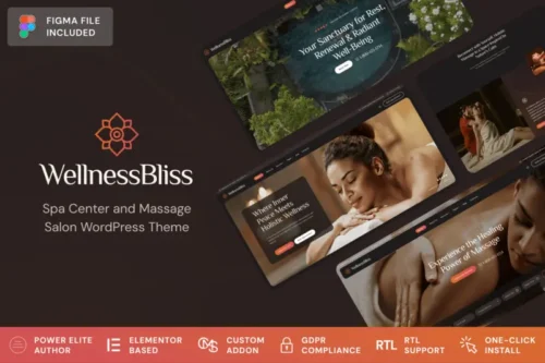 Mua Wellness Bliss - Massage & Spa WordPress Theme giá rẻ