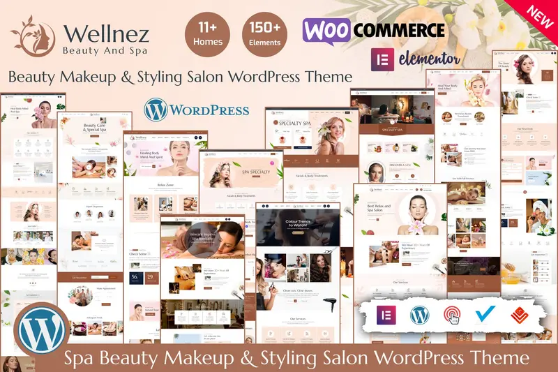 Mua Wellnez – Beauty Spa Wellness WordPress Theme giá rẻ