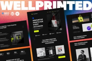 Mua WellPrinted - Print Service Elementor Template Kit giá rẻ