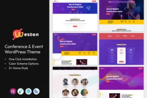 Mua Weston - Conference & Event WordPress Theme giá rẻ