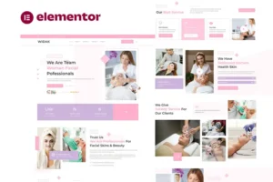 Mua Widak - Facial Care & Beauty Treatment Elementor Pro Template Kit giá rẻ