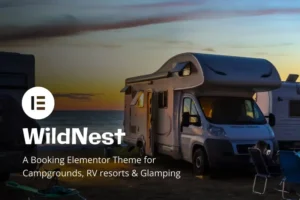 Mua WildNest - Campgrounds & RV Parks Booking Theme giá rẻ