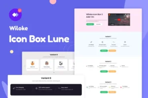 Mua Wiloke Icon Box Lune for Elementor giá rẻ