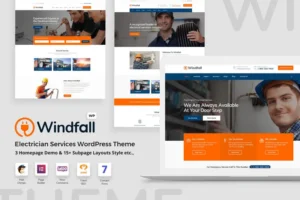 Mua Windfall - Electrician Services WordPress Theme giá rẻ