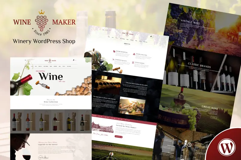 Mua Wine Maker - Winery WordPress Shop giá rẻ