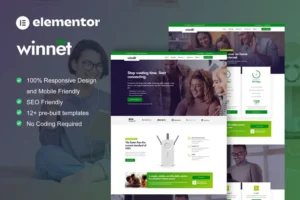 Mua WinNet - Broadband & Internet Service Provider Elementor Template Kit giá rẻ