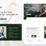 Wiper – Cleaning Services Elementor Template Kit