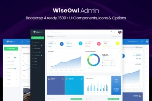 Mua WiseOwl - HTML Bootstrap Admin Template giá rẻ