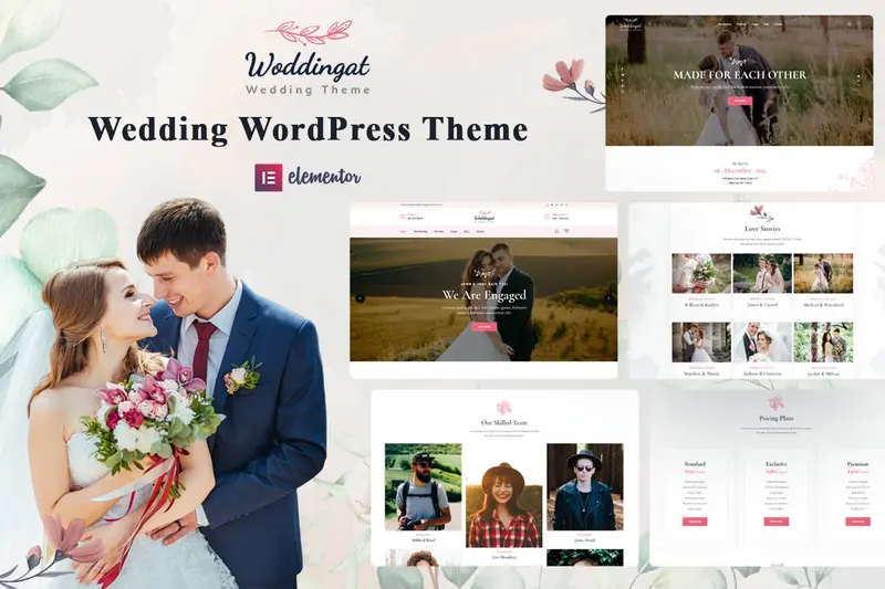 Mua Woddingat - Wedding WordPress Theme giá rẻ