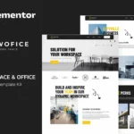 Wofice – Workspace & Office Elementor Template Kit