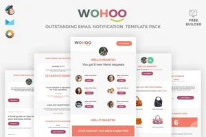 Mua WOHOO - Beautiful Email Notifications Template giá rẻ