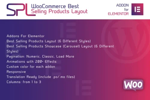 Mua WooCommerce Best Selling Products for Elementor giá rẻ