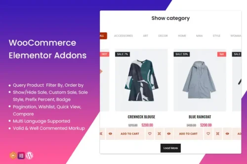 Mua WooCommerce Elementor Addons giá rẻ