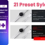 WooCommerce Product List Addon For Elementor