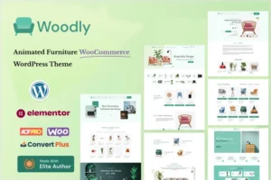 Mua Woodly - Animated Furniture WooCommerce Theme giá rẻ
