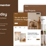 Woodsy – Carpenter & Craftsman Elementor Template Kit
