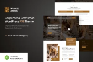 Mua Woodzone – Carpenter & Craftsman WordPress Theme giá rẻ