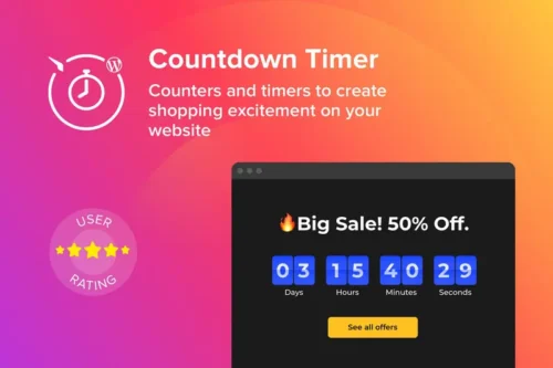 Mua WordPress Countdown Timer Plugin giá rẻ