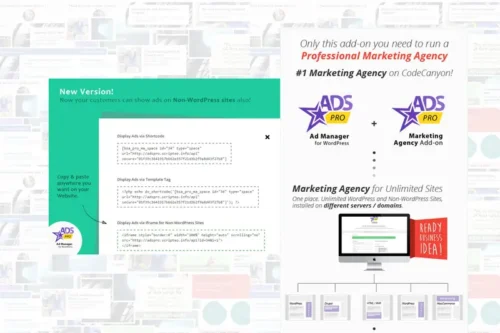 Mua WordPress Marketing Agency - Ads Pro MA add-on giá rẻ