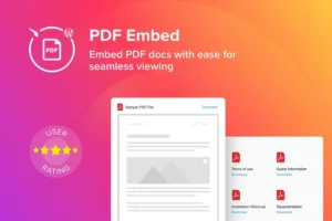 Mua WordPress PDF Embed - Viewer Plugin giá rẻ