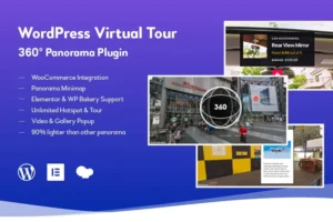 Mua WordPress Virtual Tour 360 Panorama Plugin giá rẻ