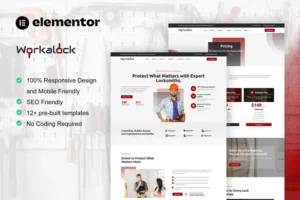 Mua WorkaLock - Locksmith & Key Maker Service Elementor Pro Template Kit giá rẻ