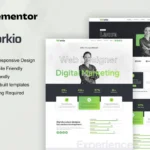 Workio – Digital Service & Creative Portfolio Elementor Template Kit