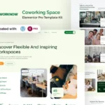 Worknow – Coworking Space Elementor Pro Template Kit