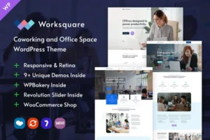 Mua Worksquare - Coworking and Office Space WordPress giá rẻ