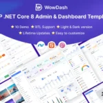 WowDash – ASP .NET Core 8 Admin Dashboard Template