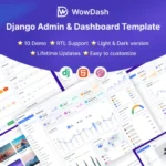 WowDash – Django 5 – Multipurpose Admin Dashboard