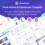 WowDash Flask Admin Dashboard Tailwind Template