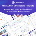 WowDash – Flask – Admin Dashboard Template