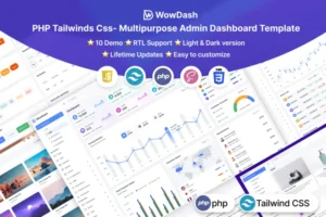Mua WowDash - PHP Tailwinds Css - Multipurpose Admin giá rẻ