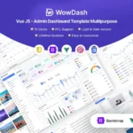 WowDash – Vue JS – Admin Dashboard Template Multi