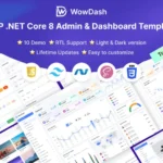 WowDash–ASP.NET Core 8 Tailwind CSS Admin Template