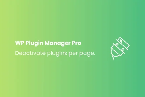 Mua WP Plugin Manager Pro - Deactivate plugin per page giá rẻ