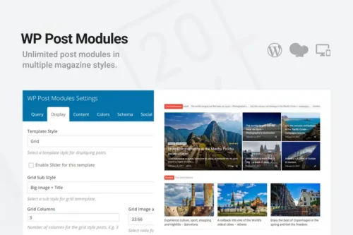 Mua WP Post Modules for News & Magazine giá rẻ