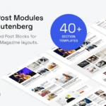 WP Post Modules for News & Magazine (Gutenberg)