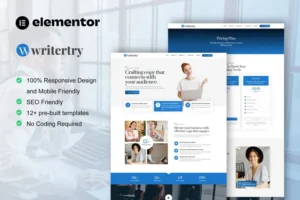 Mua Writertry - Content Writing Service Agency Elementor Kit giá rẻ