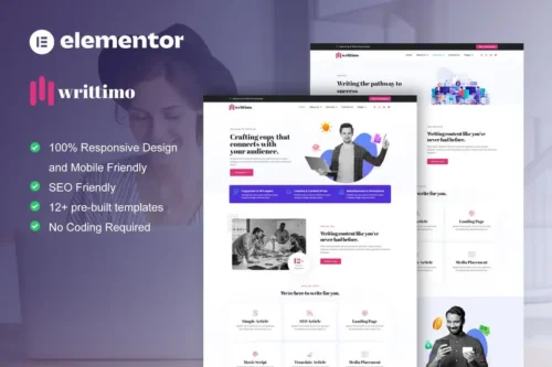 Mua Writtimo - Content Writing Service Agency Elementor Kit giá rẻ