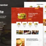 Xabite – Burger Fast Food Elementor Template Kit