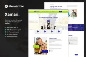 Mua Xamari - Pet Care Services Elementor Template Kit giá rẻ