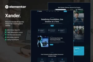 Mua Xander - Tech Company Elementor Template Kit giá rẻ