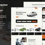 Xarent – Car Rental Elementor Template Kit