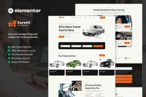 Mua Xarent - Car Rental Elementor Template Kit giá rẻ