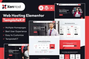 Mua XenHost - Web Hosting Elementor Template Kit giá rẻ