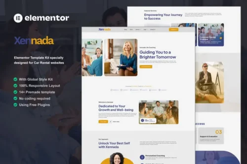Mua Xennada - Life Coach Elementor Template Kit giá rẻ