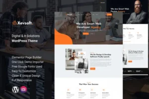 Mua Xevsoft - Digital & It Solutions WordPress Theme giá rẻ