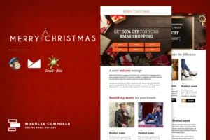 Mua XMAS - E-commerce Responsive Email Template giá rẻ